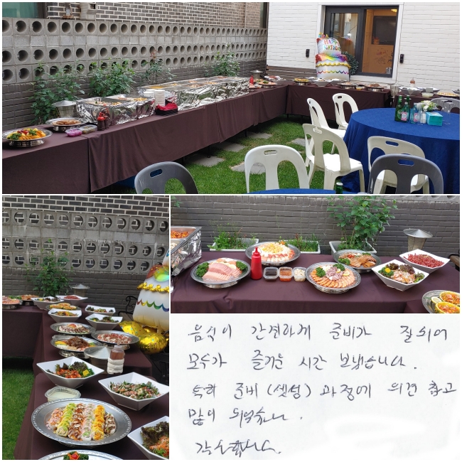 ������ �����ϰ� �غ� �� �Ǿ�, ��ΰ� ��ſ� �ð� ���½��ϴ�.  Ư�� �غ�(����) ������ �ǰ� ���� ���� �Ǿ����ϴ�.  �����մϴ�.